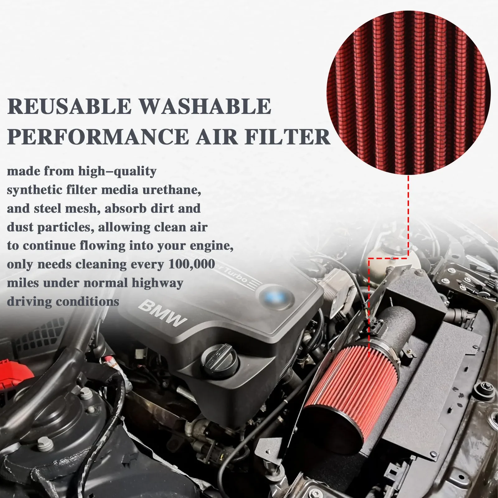 Kit entrada de aire frío aluminio – BMW F30 2.0T I4 2012-2016 - imagen 4