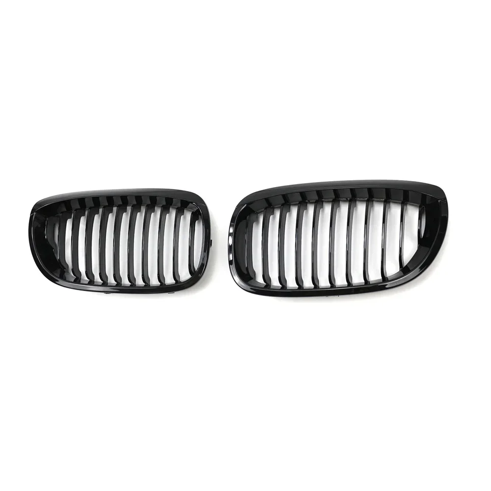 Rejilla de radiador BMW E46 Coupé 2002-2004 negra brillante - imagen 2