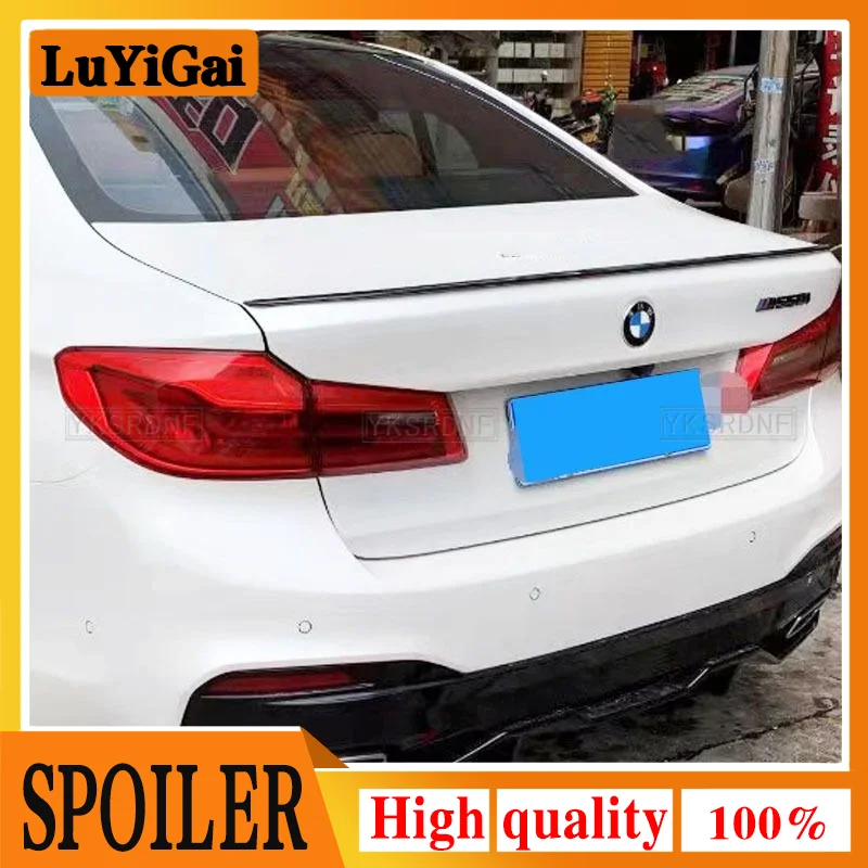 M5 estilo alerón trasero para maletero de coche embellecedor de labio para BMW 5 Series G30 Sedan 2017 2018 2019 ABS negro brillante