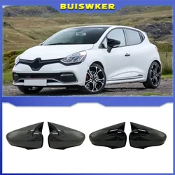 Carcasas de retrovisor ABS negro brillo para Renault Clio IV