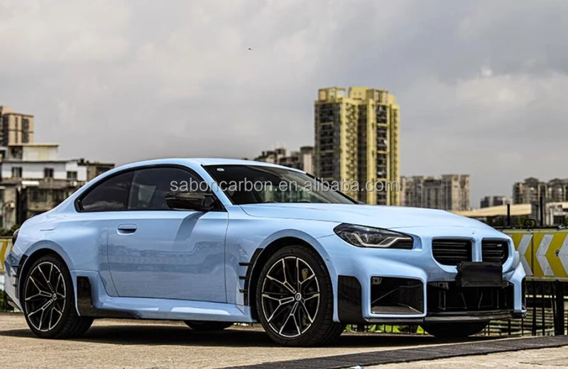 Divisor faldón lateral de carbono estilo MP para BMW G87 M2 - imagen 5