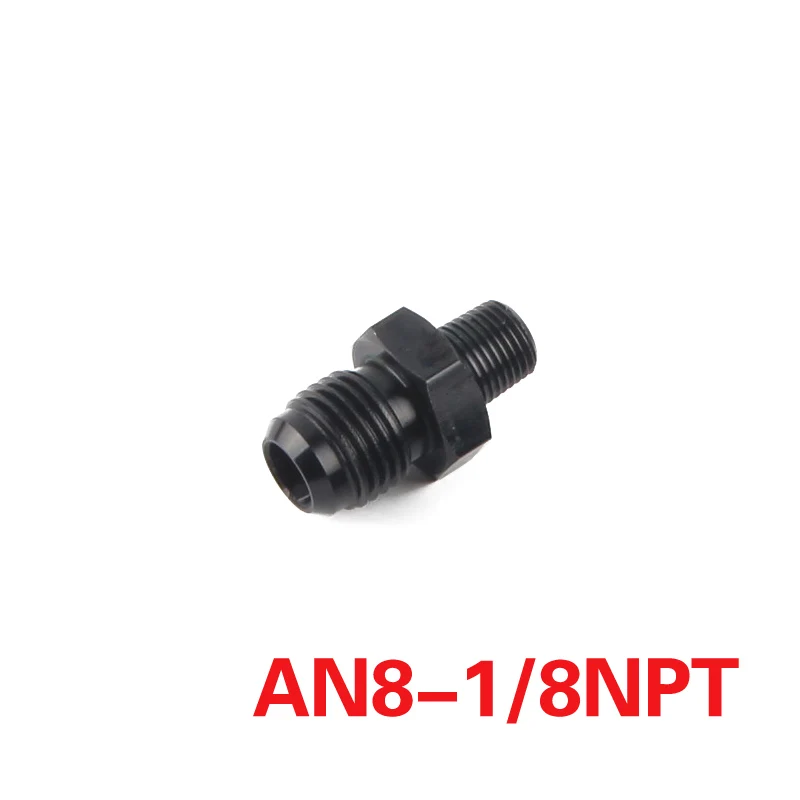 Adaptador recto AN4-AN10 rosca NPT para racores y enfriador de aceite - imagen 4