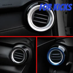 Embellecedor salida aire acondicionado inox Nissan Kicks 2017-2021