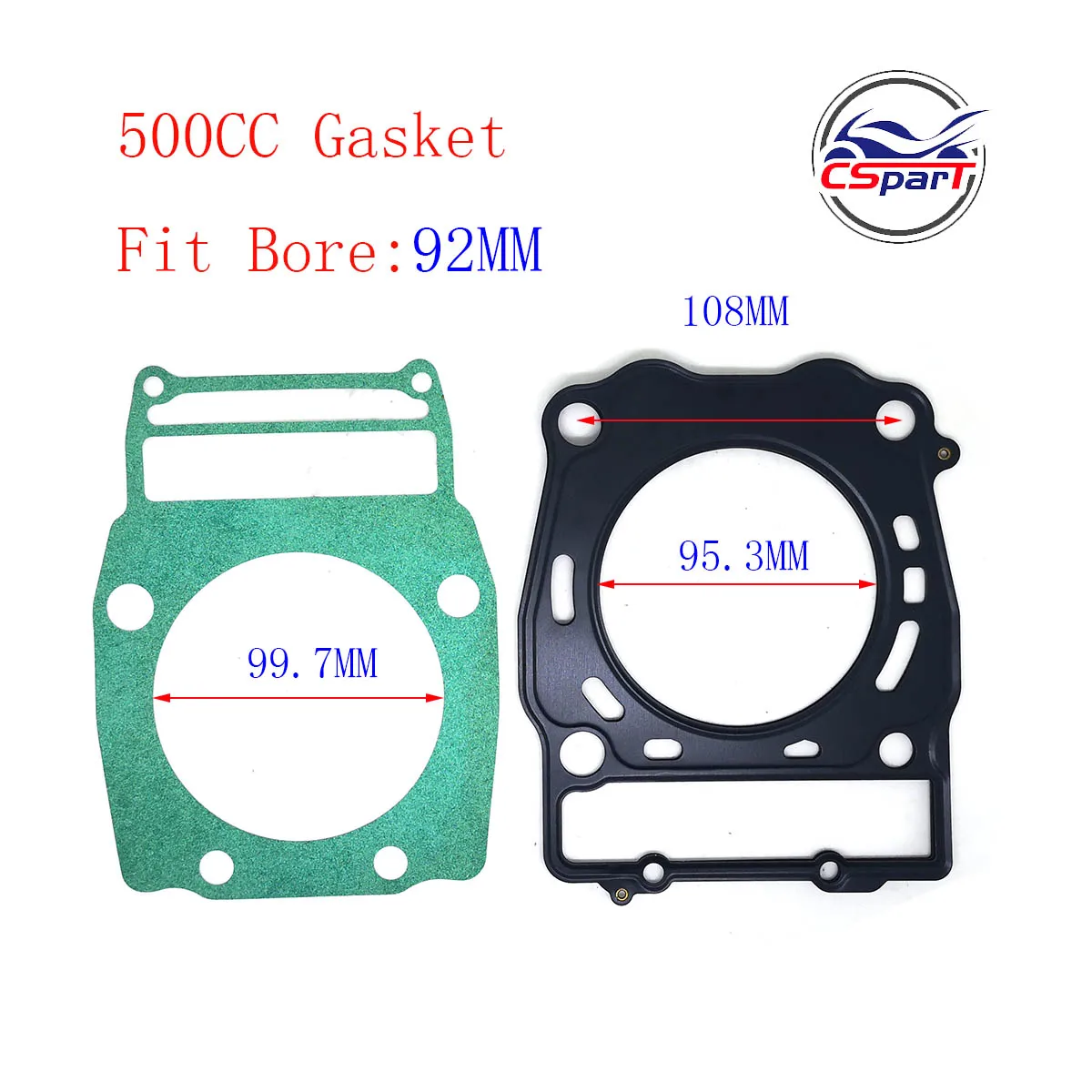 Kit juntas motor Kazuma para ATV UTV 500cc - imagen 2