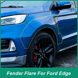 Aletines de guardabarros negros para Ford Edge SUV 2015-2021