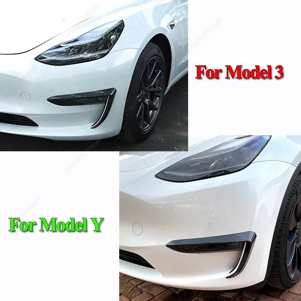 Embellecedor antiniebla ABS negro brillante Tesla Model 3/Y 2017-2024