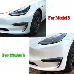 Embellecedor antiniebla ABS negro brillante Tesla Model 3/Y 2017-2024