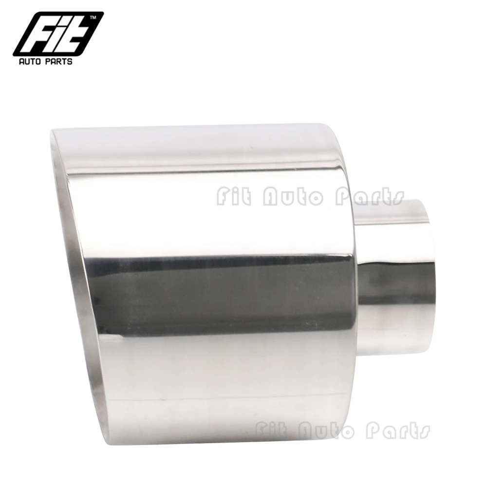 2 uds. De garganta trasera de acero inoxidable, salida de 127mm, tubo de escape, embellecedor de silenciador de coche - imagen 3