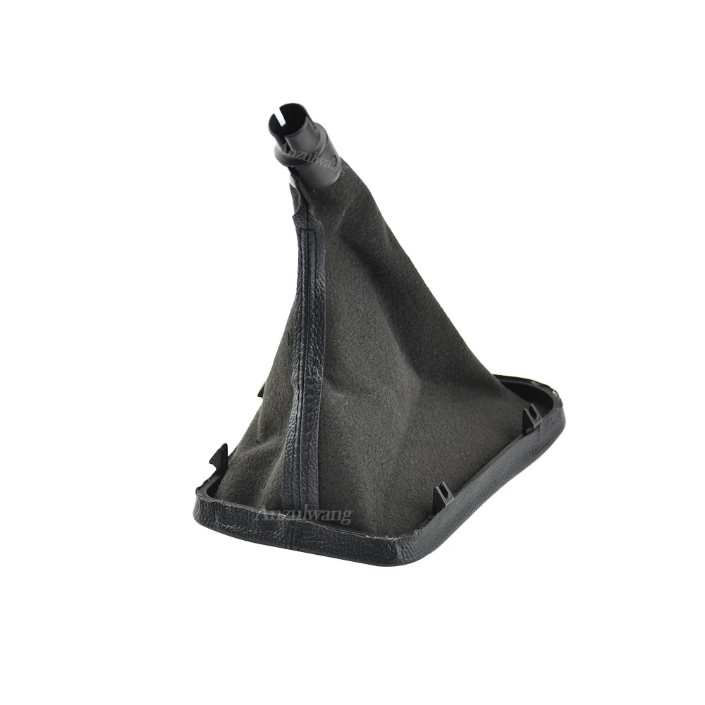 BMW pomo de cambio de cuero negro con polaina para E36/E30/E87 - imagen 3