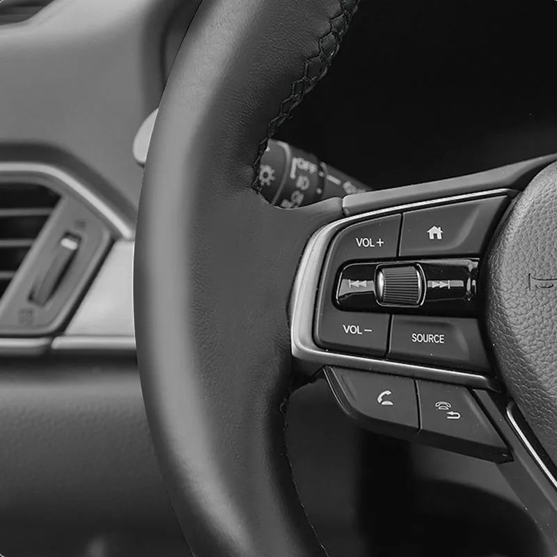 Funda volante microfibra negra cosida a mano – Renault Clio V/Zoe/Captur - imagen 4