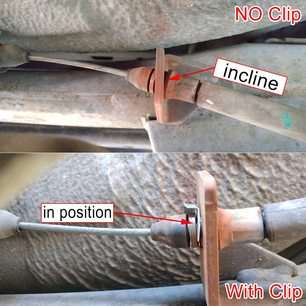 Cable freno estacionamiento con clips – Chevrolet Vectra, Aveo, Sonic - imagen 4
