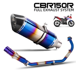 Escape completo fibra carbono slip-on Honda CBR150R CB150R