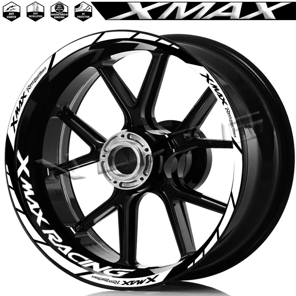 Cinta reflectante para llanta Yamaha XMAX 125, 250 y 300