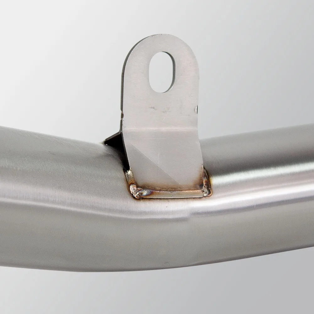 Colector escape deportivo CFMOTO 450NK 450SR acero inoxidable - imagen 3