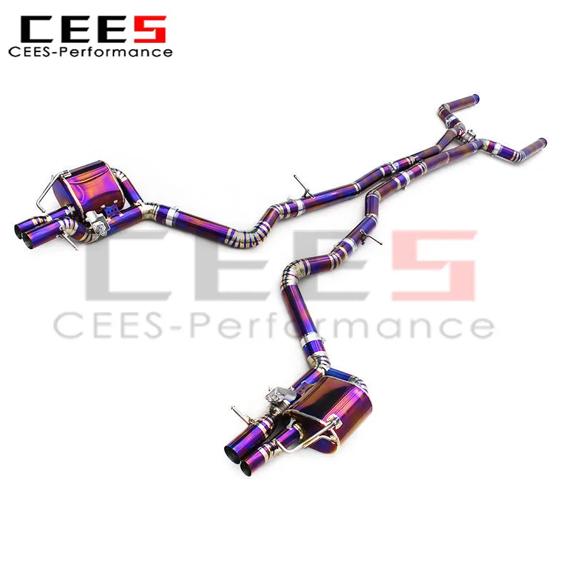 Sistema catback CEES para Mercedes-Benz E63/E63S AMG