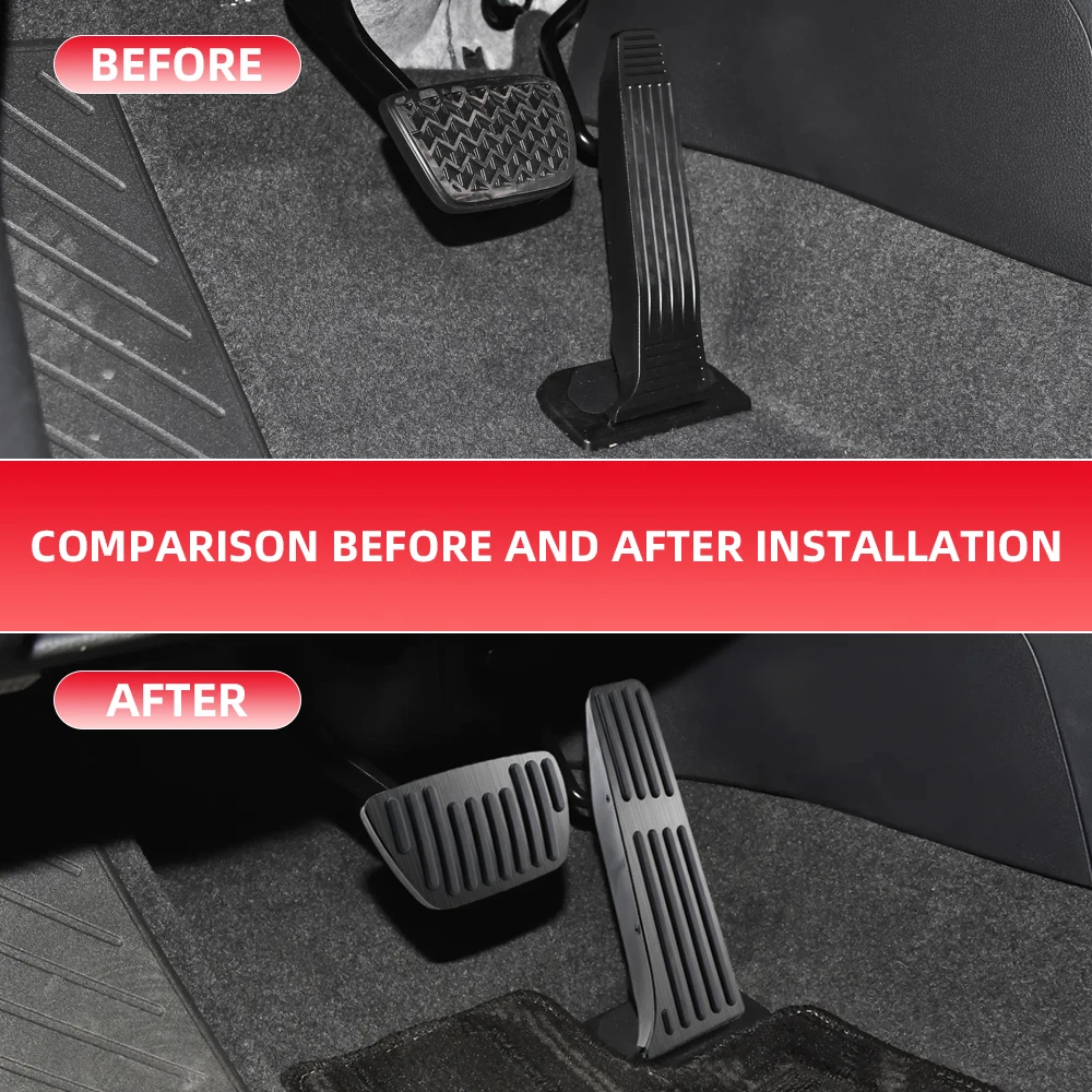 Cubiertas antideslizantes para freno y acelerador Toyota RAV4 XA50 - imagen 3