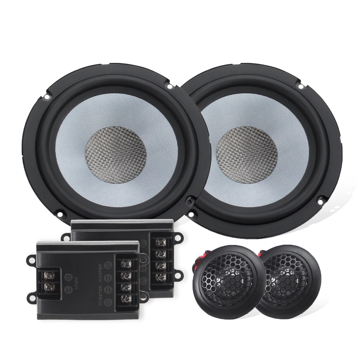 Zeming Audio YS65202 altavoces 2 vías 6.5 pulgadas para coche
