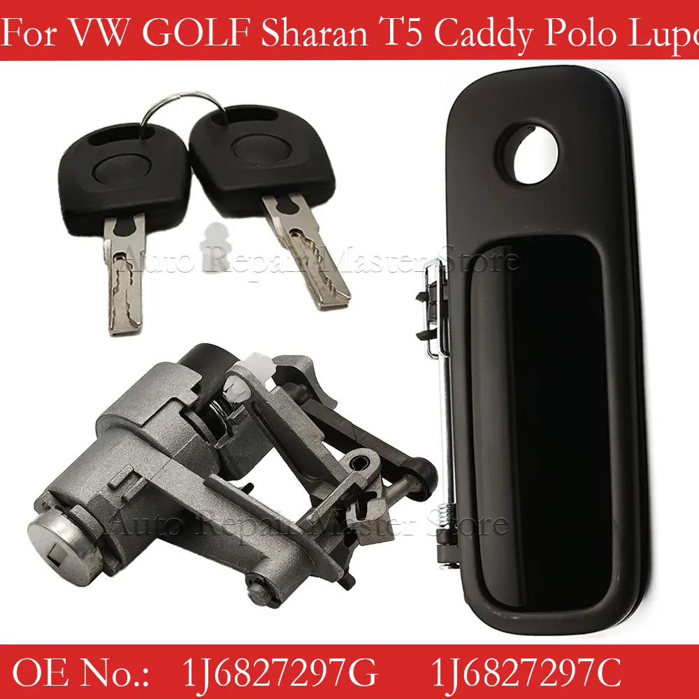 Maneta de portón con cerradura para Golf IV, Lupo y SEAT Arosa
