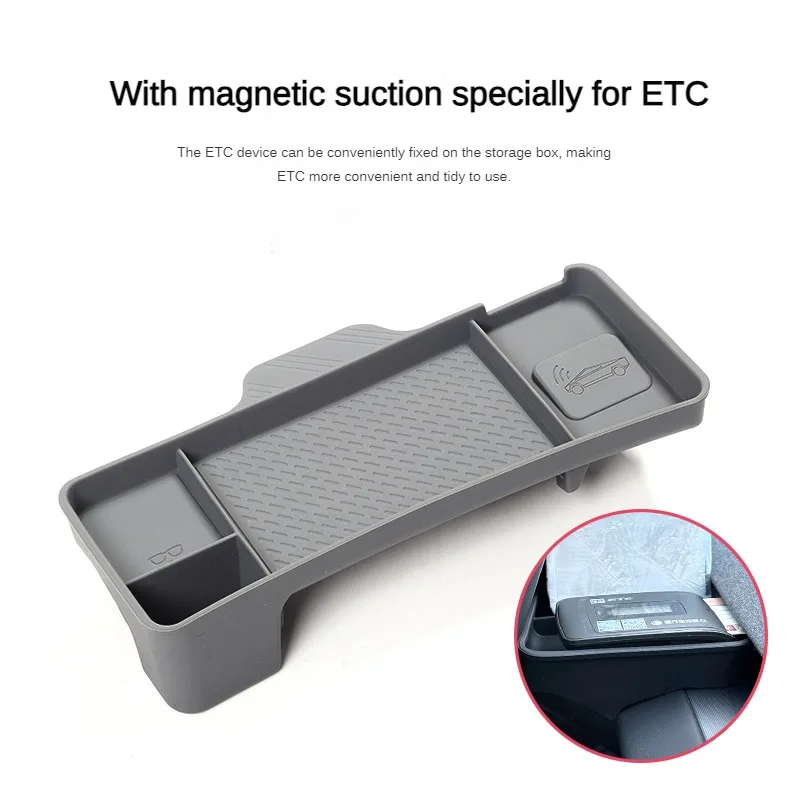 Organizador de tablero de silicona para Tesla Model 3 Highland 2024 - imagen 5