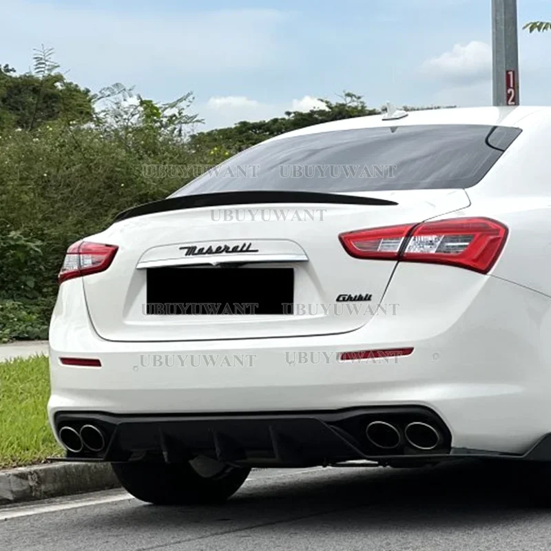 Alerón trasero fibra carbono Maserati Ghibli M157 estilo Wald - imagen 5