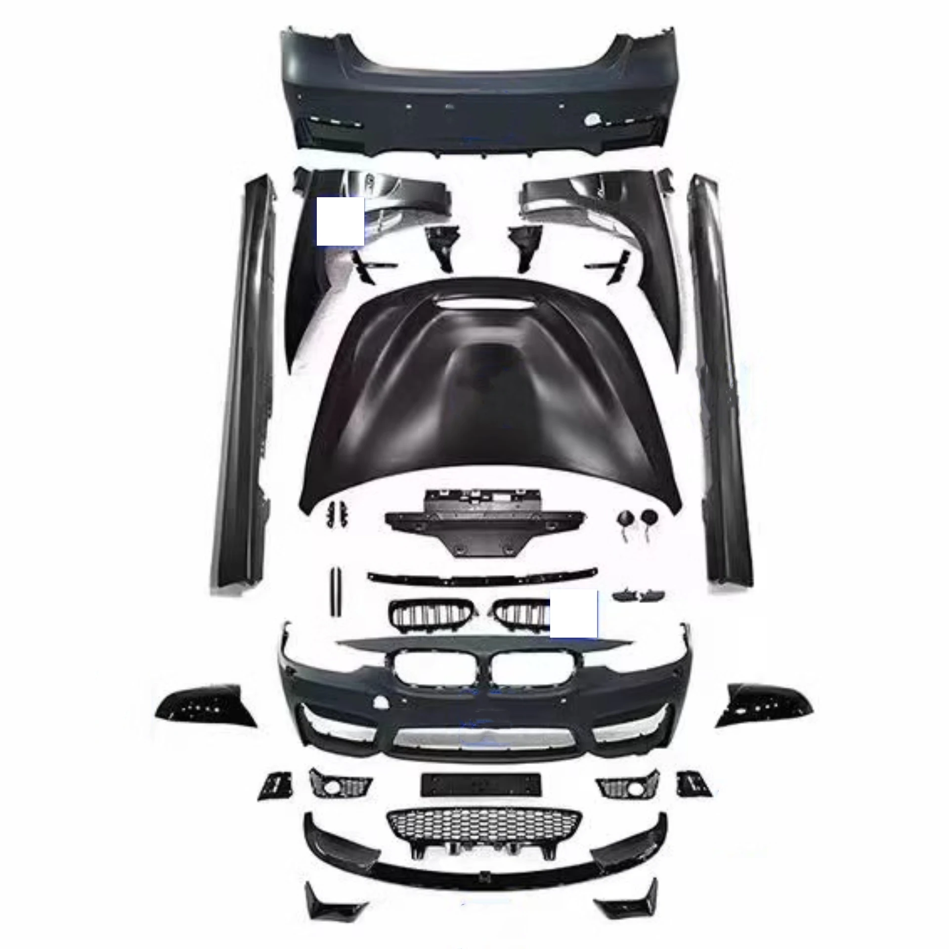 Kit paragolpes trasero M2C M3 para BMW Serie 3 F30/F35 2012-2018