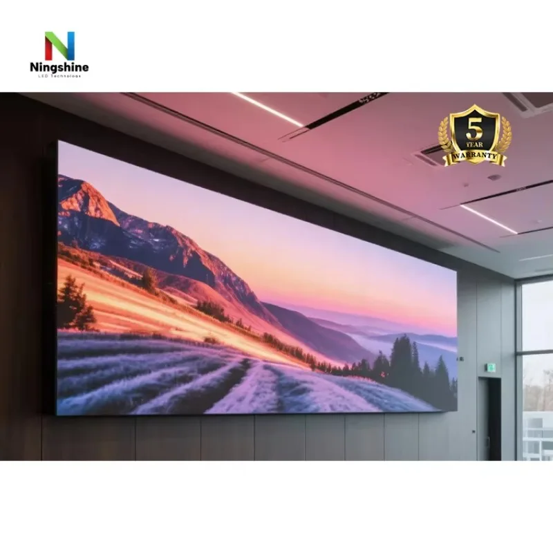 Panel LED P2 fijo 4K para videowall publicitario interior