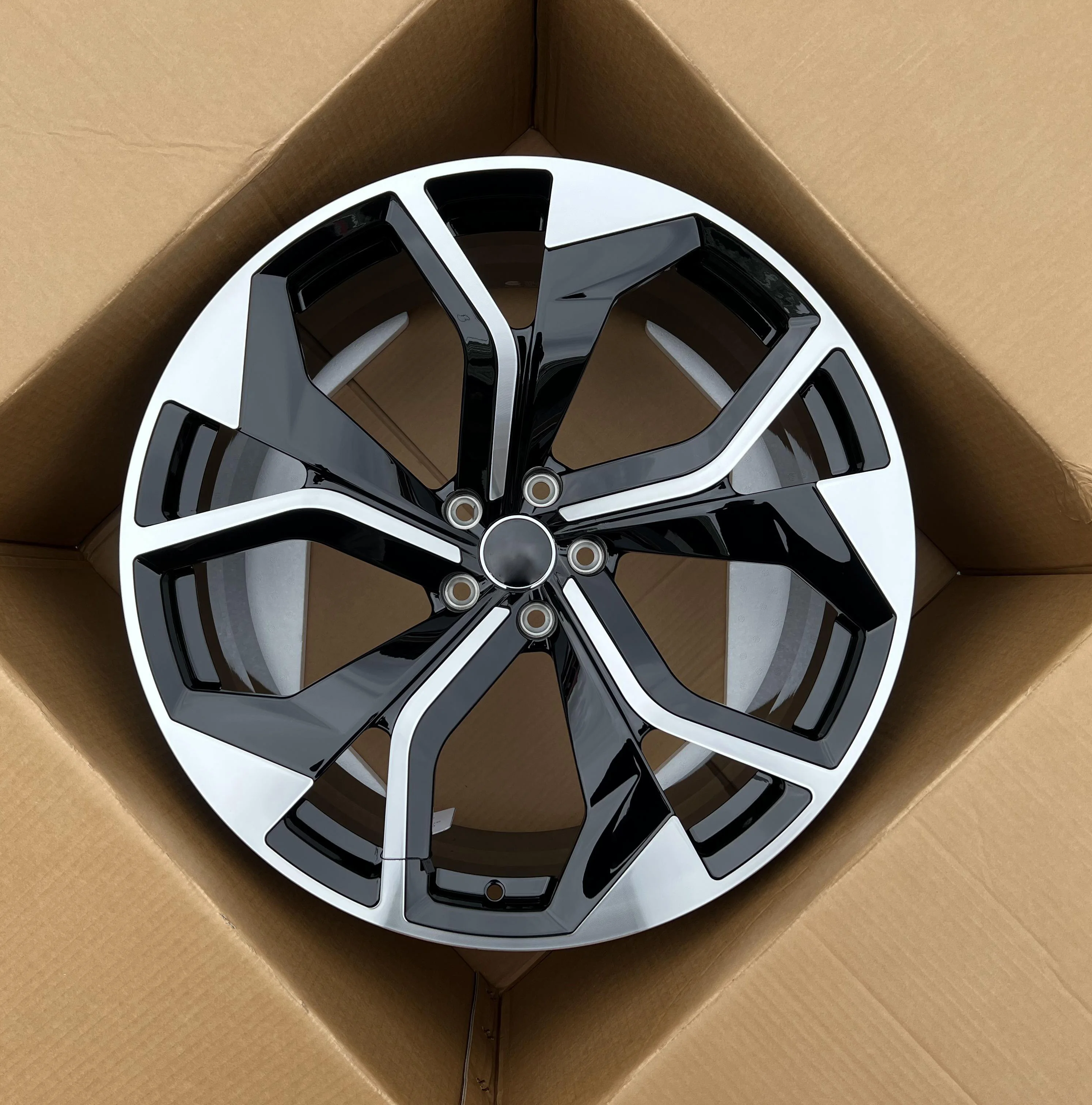 Llantas forjadas negras 10Jx21 5x112 Audi Q7 Q8 SQ7 - imagen 4