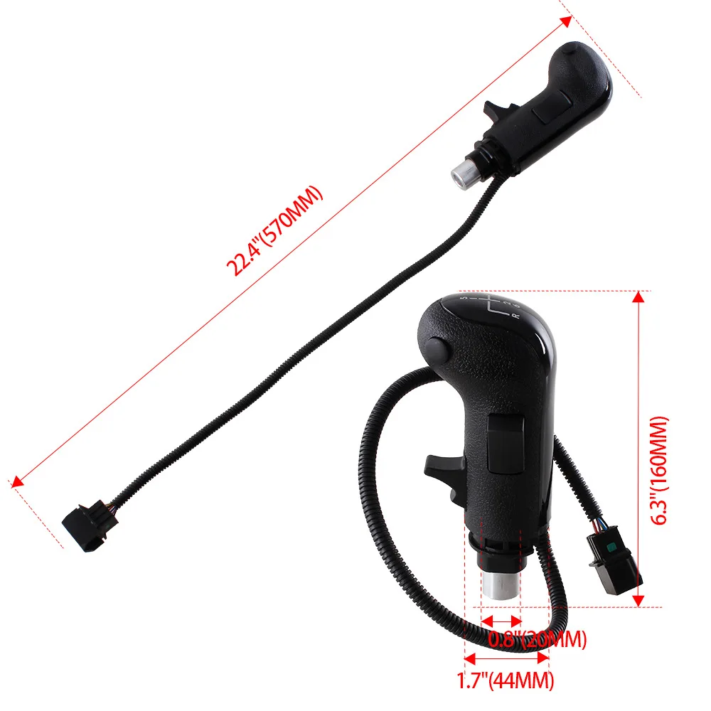 Para MAN TGA TGX TGS 6Pin 4Pin camión perilla de cambio eléctrico perilla de engranaje cabeza de cambio de marchas 81326200043 81326200049 - imagen 5