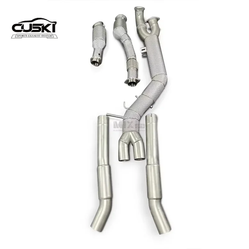 Tubo intermedio de escape de acero inoxidable para BMW M3 G80/M4 G82