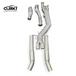 Tubo intermedio de escape de acero inoxidable para BMW M3 G80/M4 G82