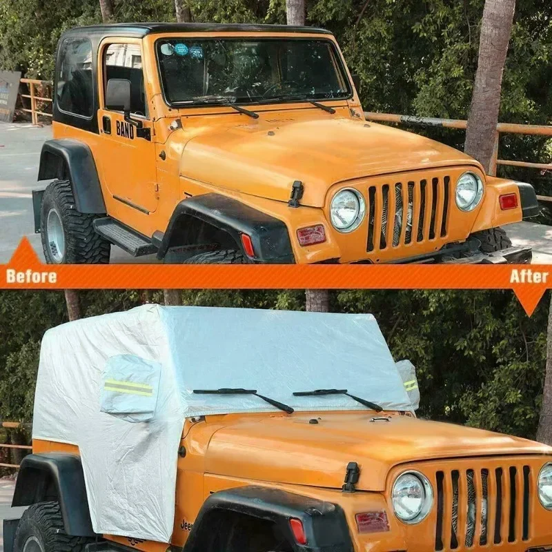 Funda hardtop plateada para Jeep Wrangler JK JL TJ 2007-2021 - imagen 3