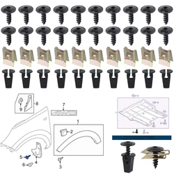 Kit de clips para cubrecárter y paso de rueda VW y Audi