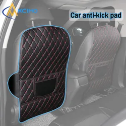 Protector de asiento trasero Kcimo de cuero PU con bolsillo