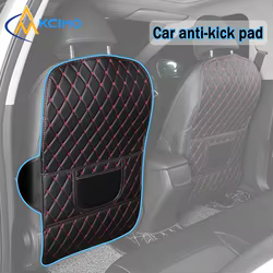 Protector de asiento trasero Kcimo de cuero PU con bolsillo