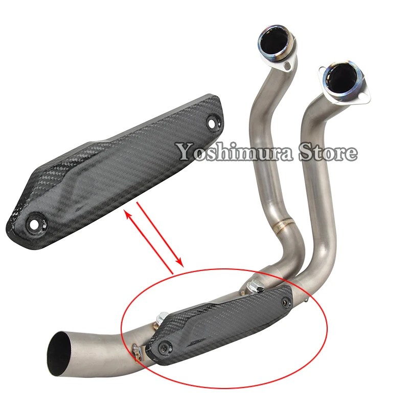 Protector térmico escape fibra carbono BMW F900R/F900XR 2020-2024 - imagen 2