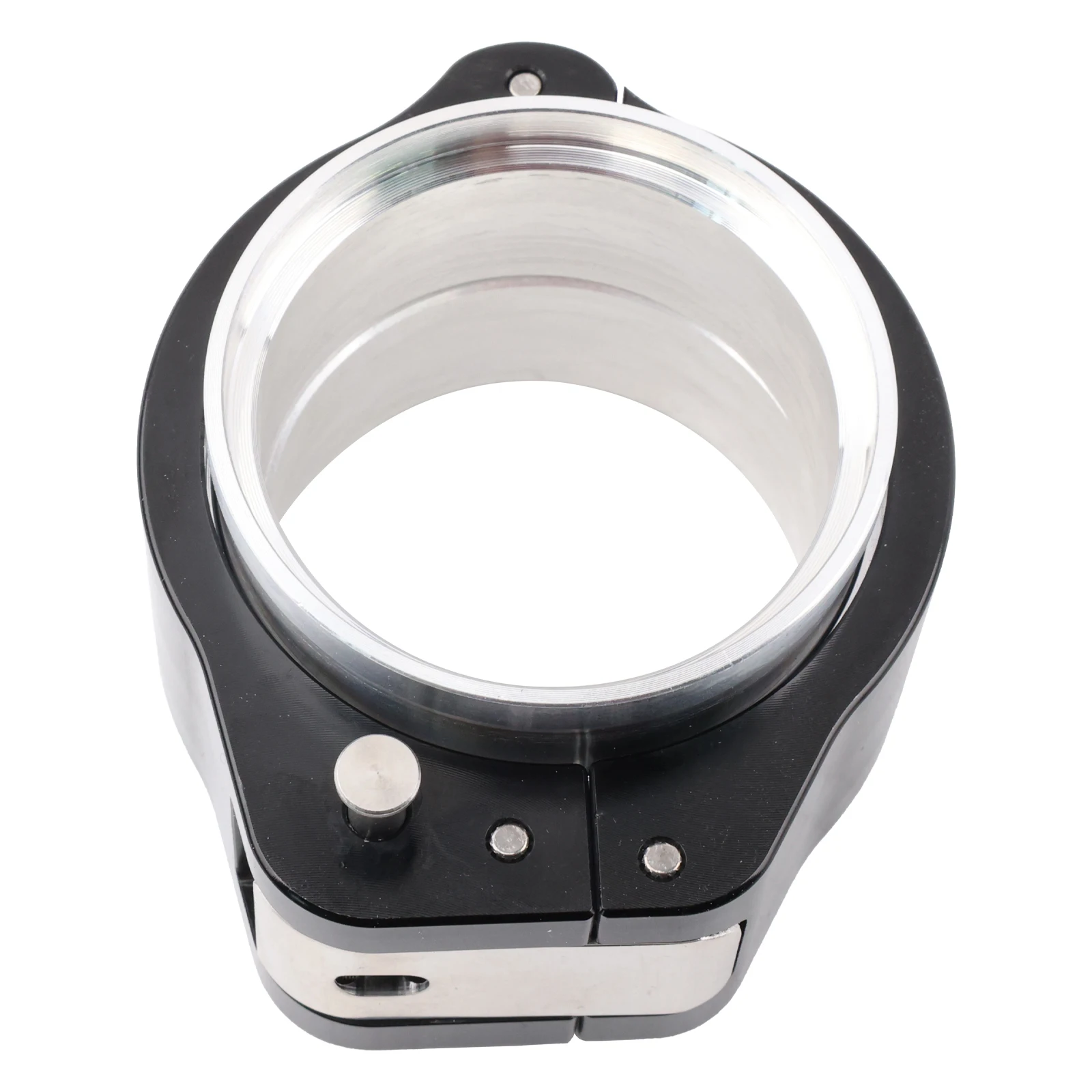 Tubo de escape rendimiento negro anodizado con abrazadera - imagen 4