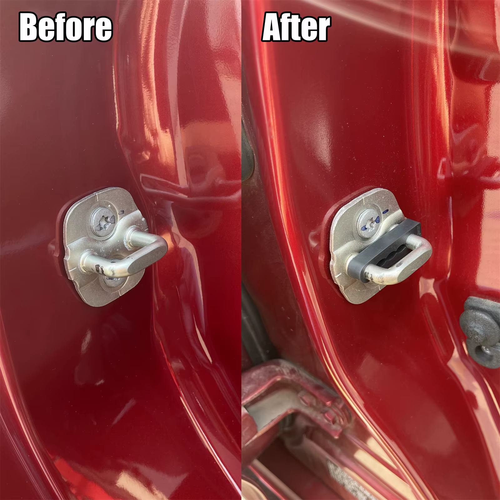Amortiguador de cerradura universal antigolpes para puerta de coche - imagen 2