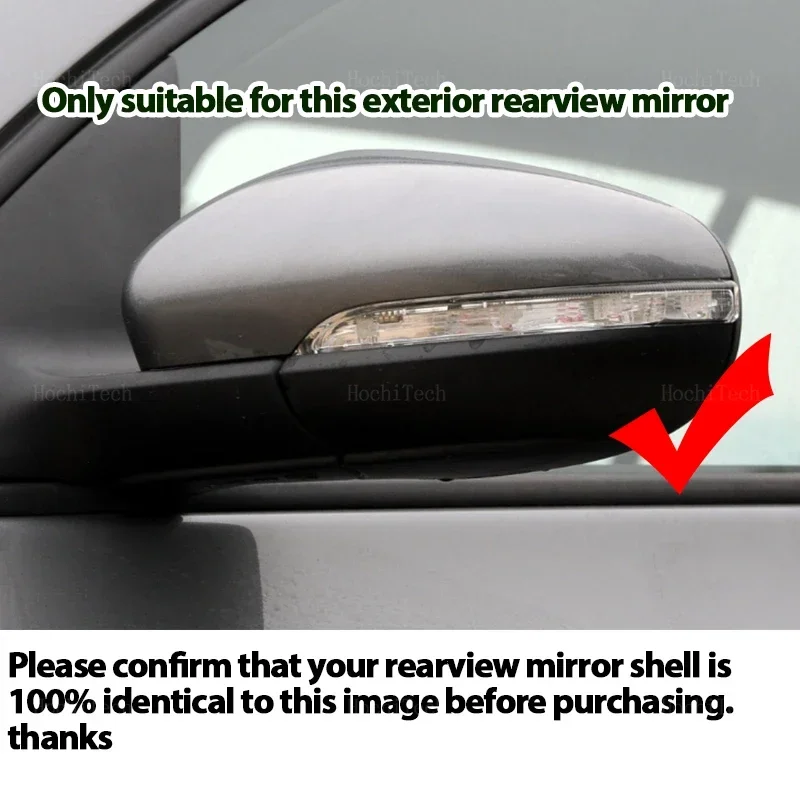 Carcasas de retrovisor efecto carbono para VW Touran y Golf 6 GTI - imagen 2