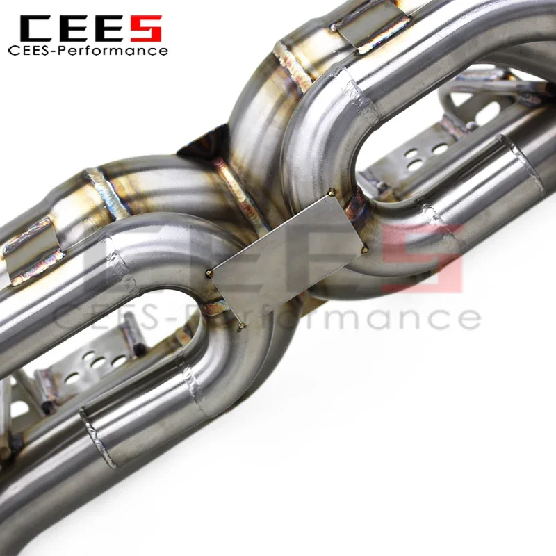Sistema de escape catback Cees con válvula – Porsche 718 GT4 - imagen 4