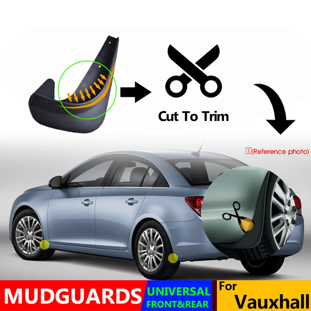 Guardabarros Opel para Corsa Adam Agila y Ampera - Delantero-Trasero - imagen 4