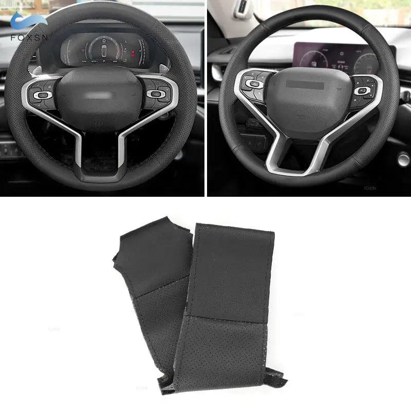 Funda de volante en microcuero perforado cosida a mano – Haval Jolion 2021-2022