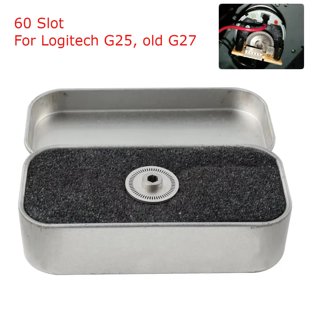 Disco codificador óptico de 60 ranuras para Logitech G25 y G27