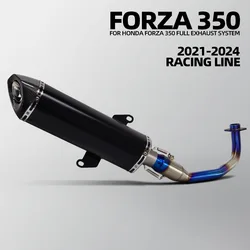 Escape completo Honda FORZA 350 2021-2024 – Colector frontal con silenciador DB Killer