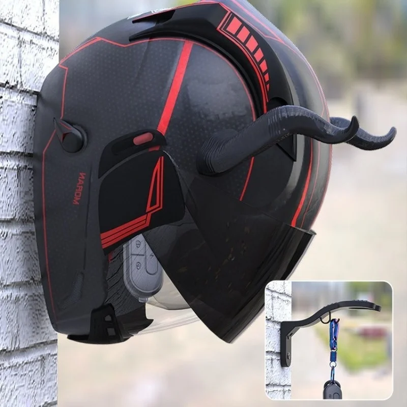Soporte de pared para casco y chaqueta de moto - imagen 2