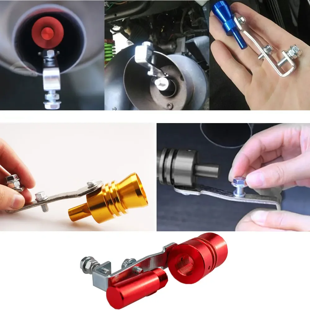 Silenciador con simulador de sonido turbo universal para coche - imagen 4