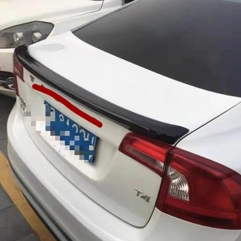 Alerón trasero Volvo S60 carbono detalle