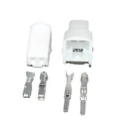 Shhworldsea Conector encendedor 2 pines – Universal para arnés de coche