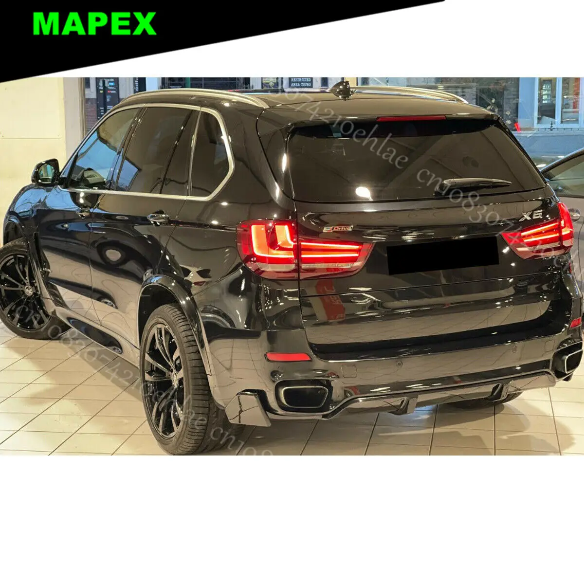 Kit aerodinámico BMW X5 F15 M Sport-labio delantero y difusor trasero - imagen 2