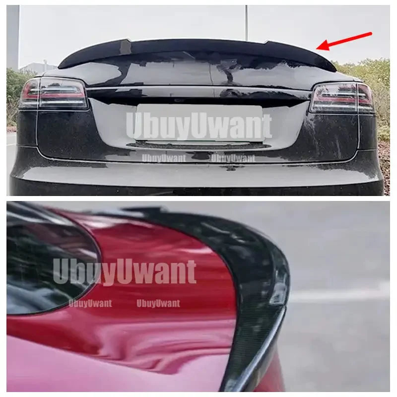 Alerón trasero ABS para maletero Tesla Model S 2012-2023 - imagen 5
