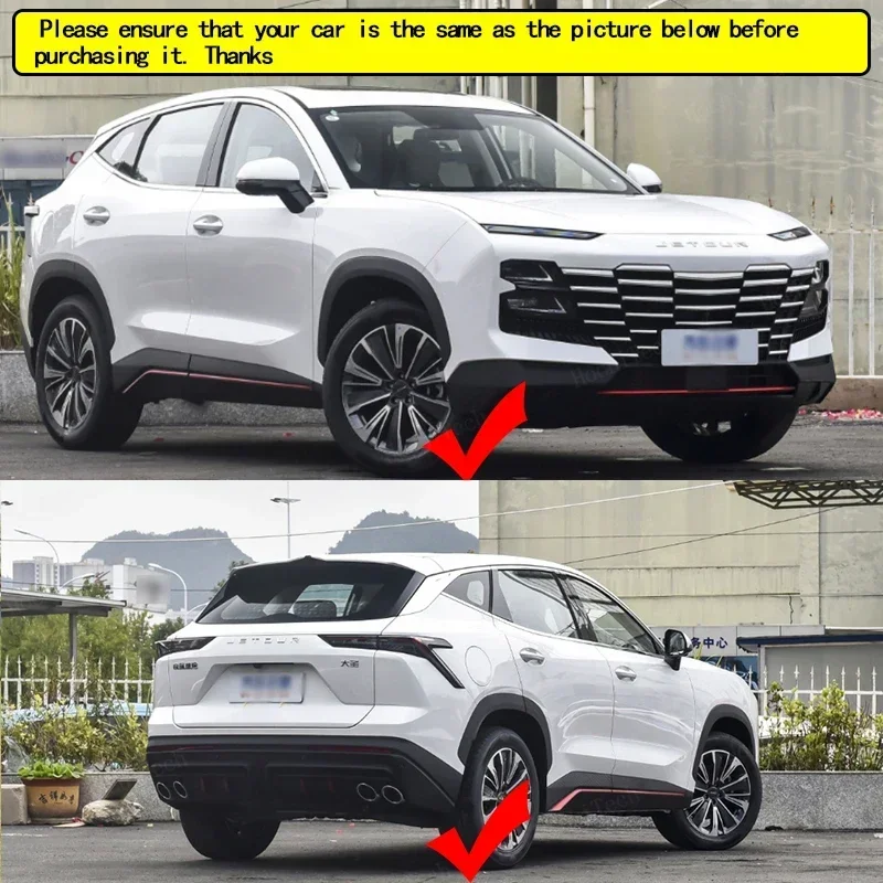 Para Chery Jetour Dashing 2023 2024 guardabarros 4x guardabarros moldeados para coche guardabarros delanteros y traseros estilo - imagen 2